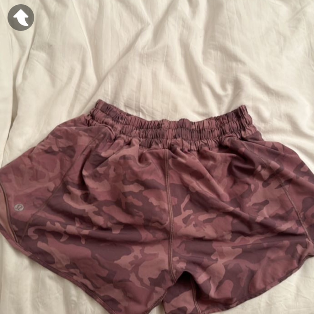 lululemon hotty hot in pink camo